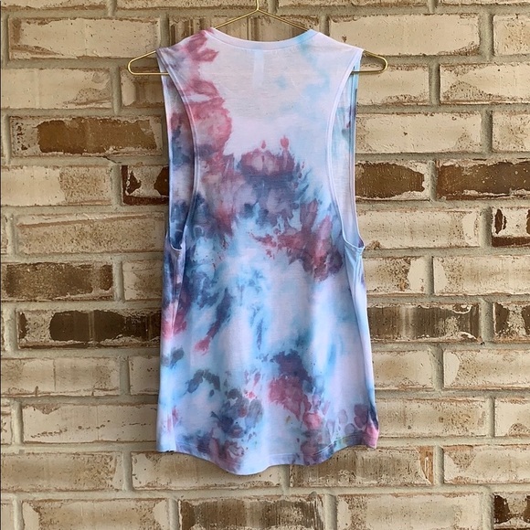 Custom Tie Dye Muscle Tank Sz S - Picture 3 of 3